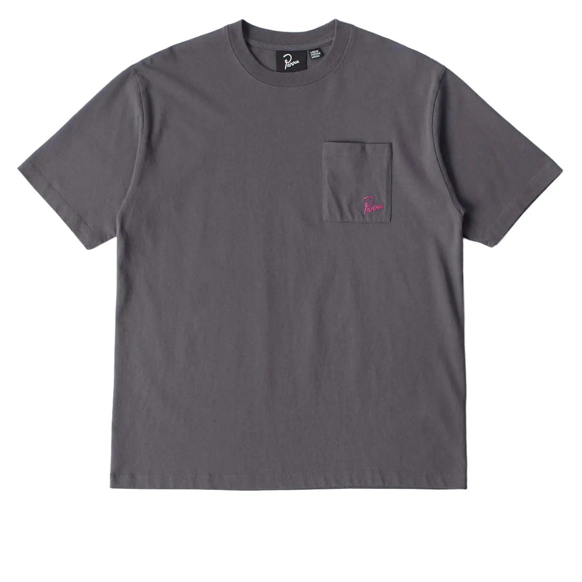 By Parra Signature Pocket T-Shirt - Grey 1
