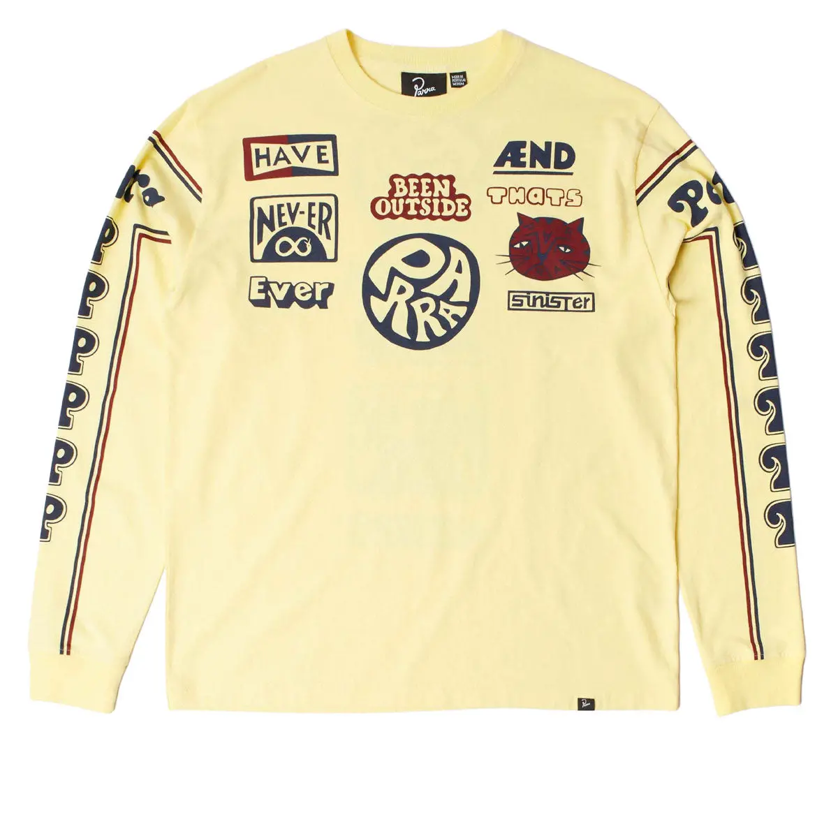 By Parra Never Sinister Long Sleeve T-Shirt - Yellow 1