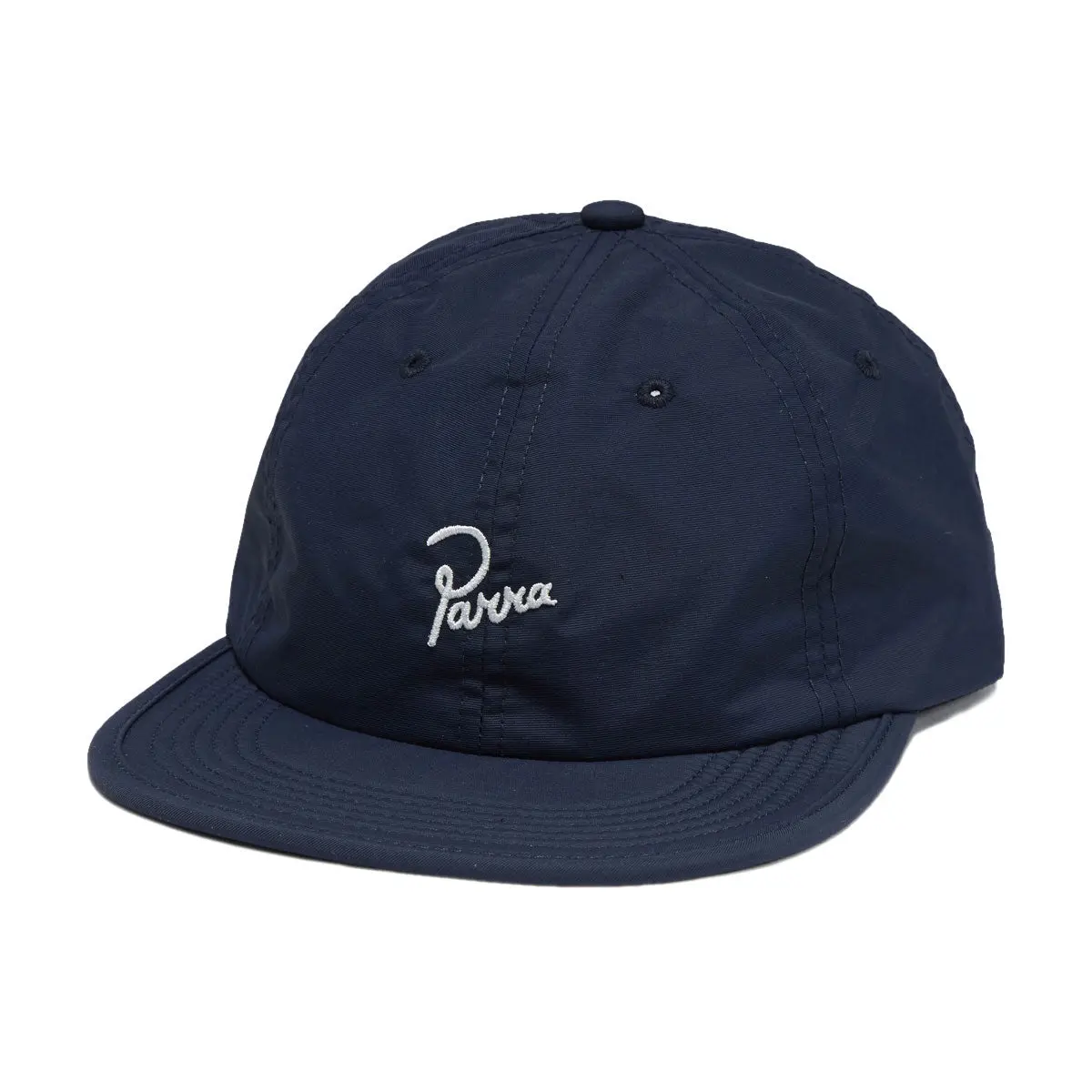 By Parra Signature 6 Panel Hat - Blue Nylon 1