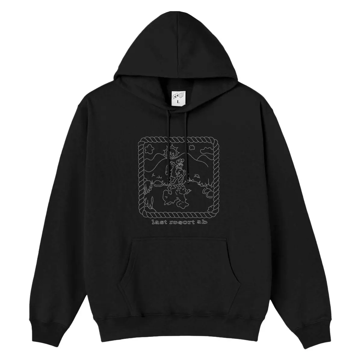Last Resort Ab Western Hoodie - Black 1