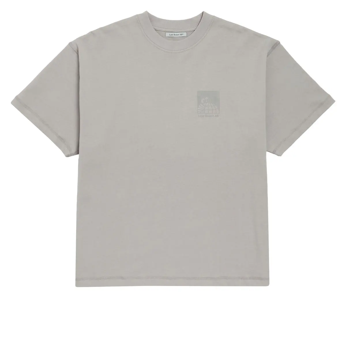 Last Resort Ab Little Ab Flatlock T-Shirt - Warm Grey 1