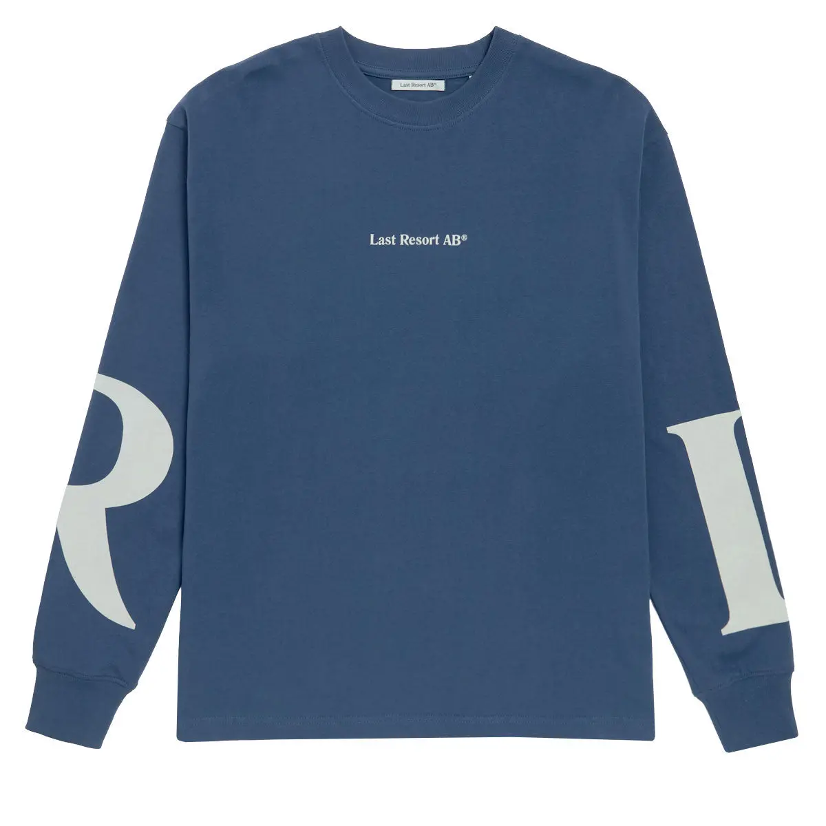 Last Resort Ab Long Sleeve T-Shirt - Mid Blue 1
