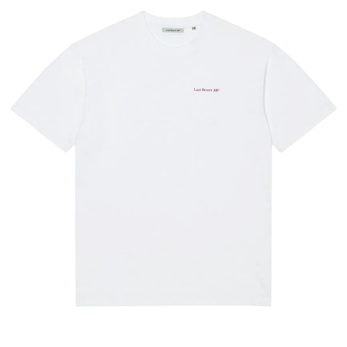 Last Resort Ab Atlas Mono T-Shirt - White/Brick Red 1