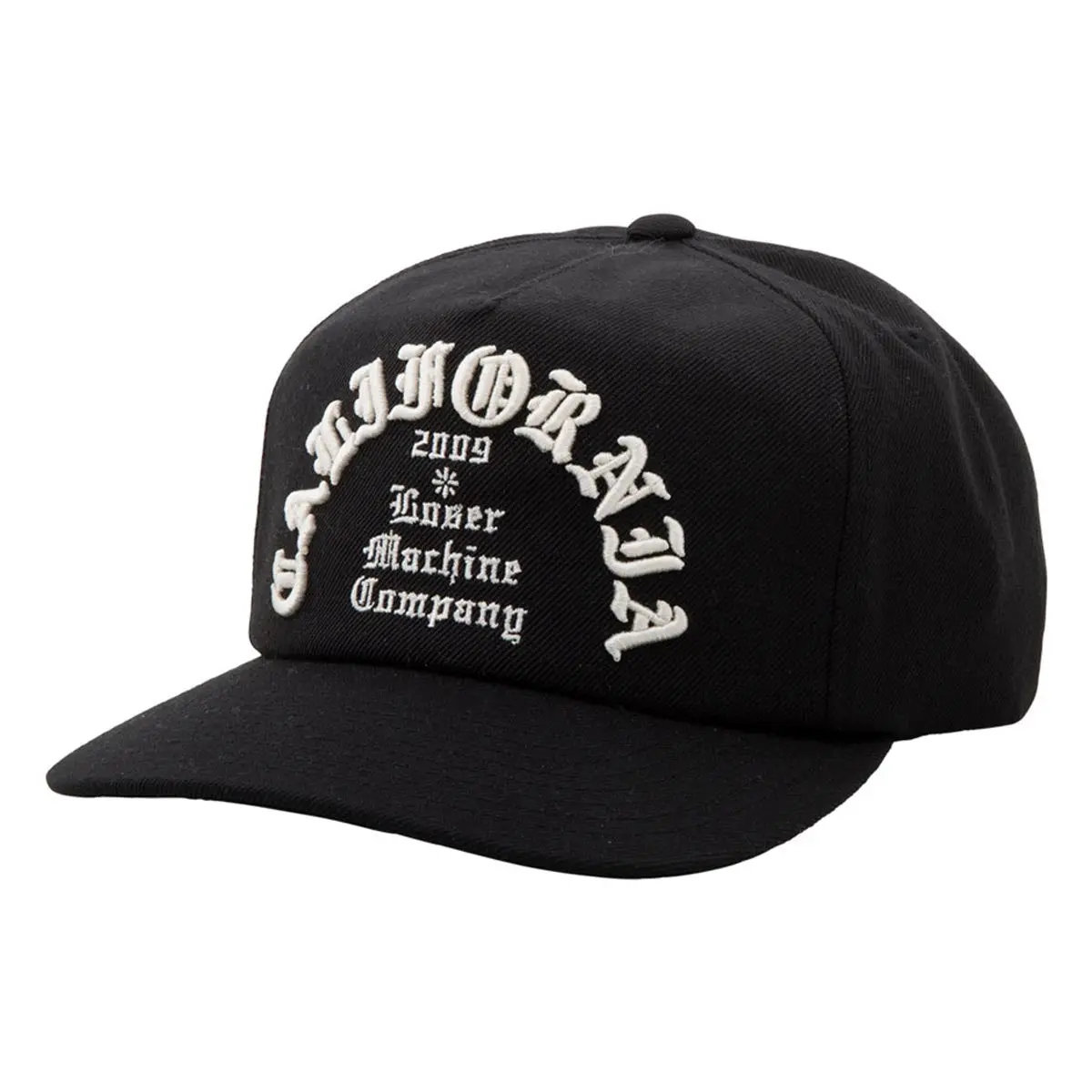 Loser Machine Fanatic Snapback Hat - Black 1