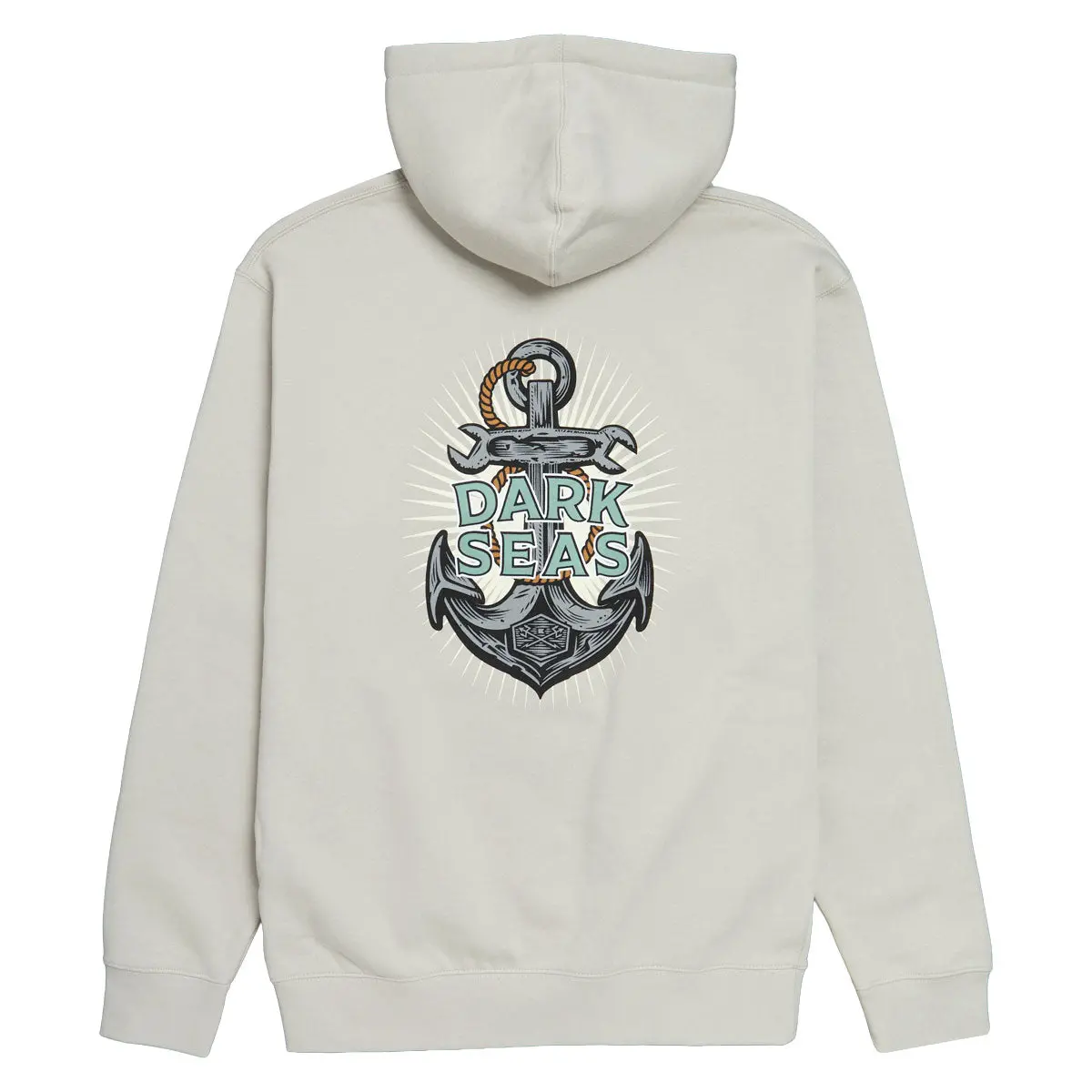 Dark Seas Anchorage Hoodie - Smoke 1