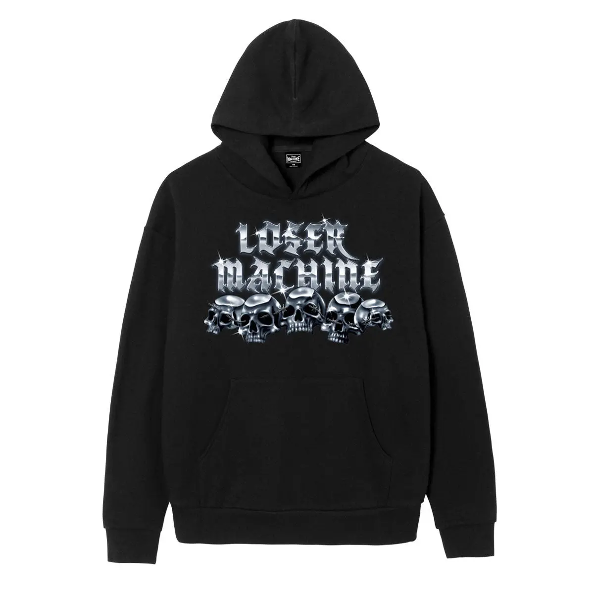 Loser Machine Crystal Skulls Hoodie - Black 1