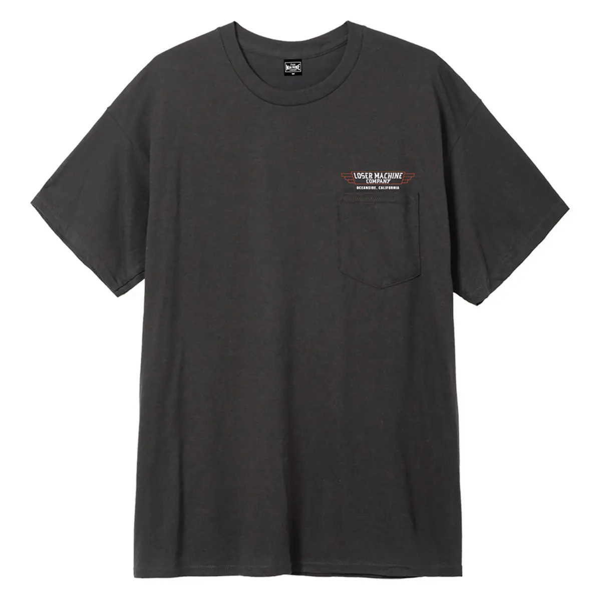 Loser Machine Fly Wheel Pocket T-Shirt - Black 1
