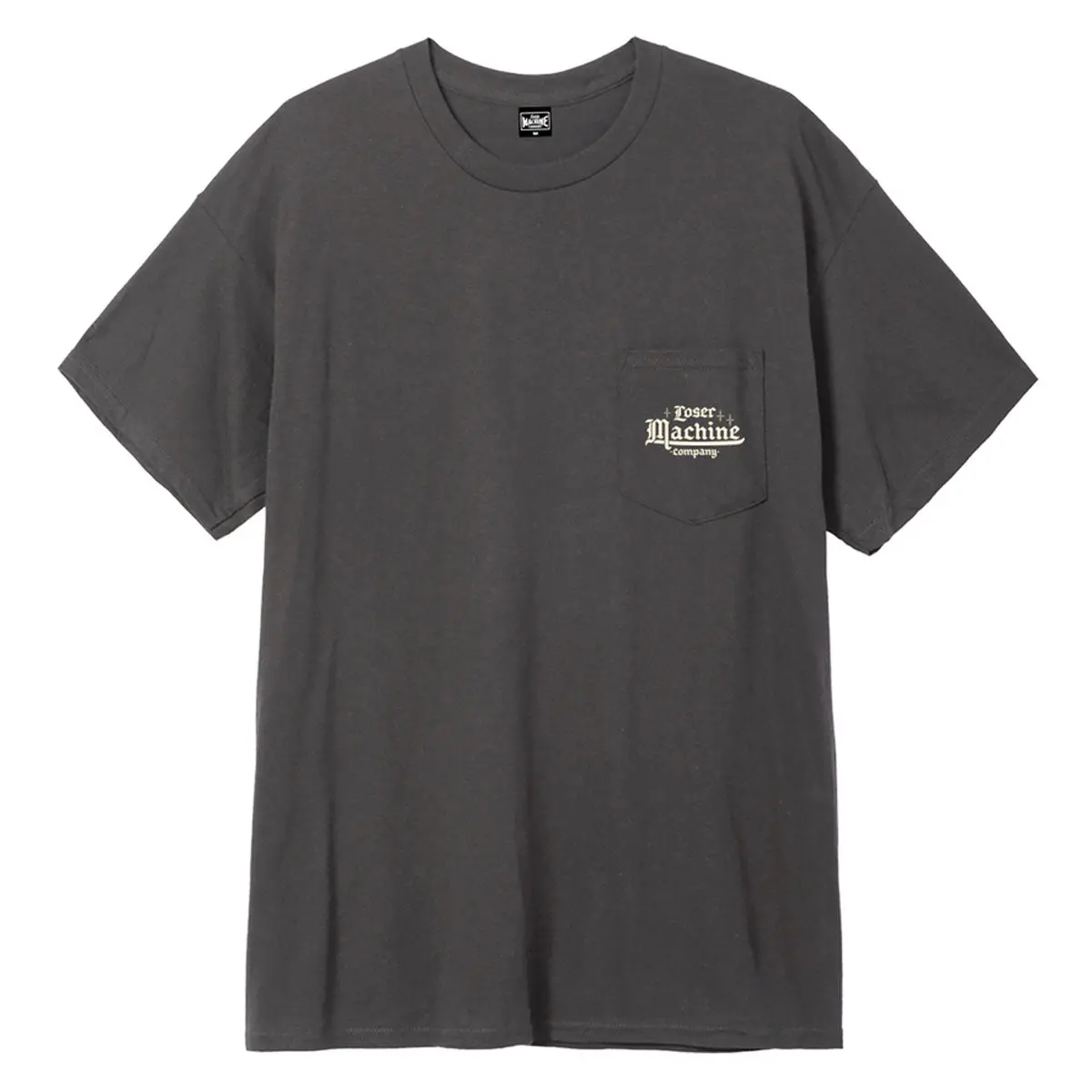 Loser Machine Upper Class Pocket T-Shirt - Charcoal 1