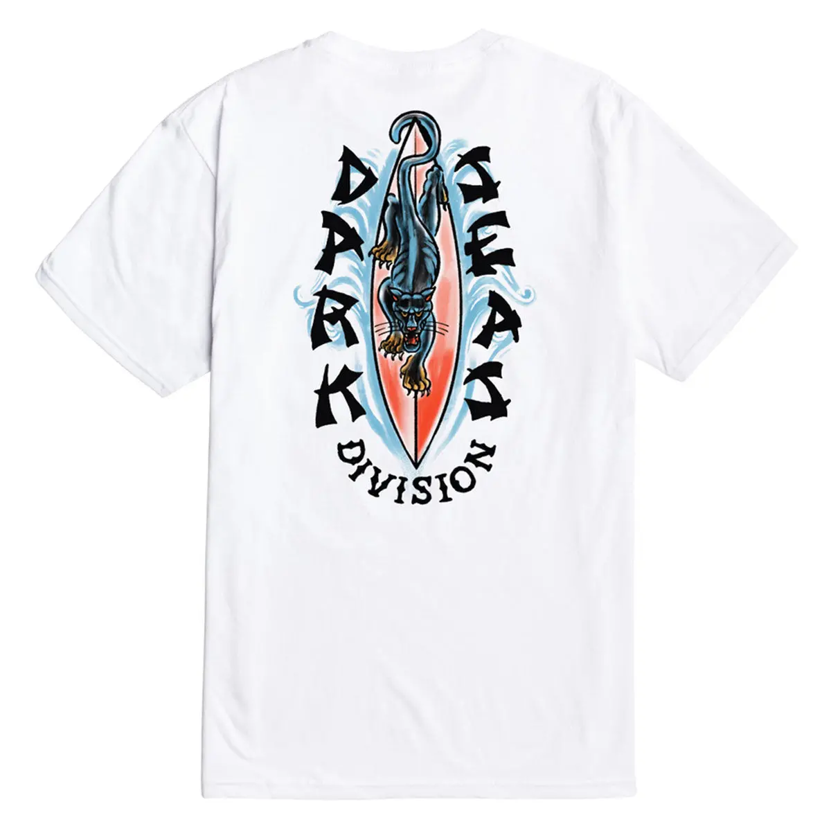 Dark Seas Wild Cat T-Shirt - White 1