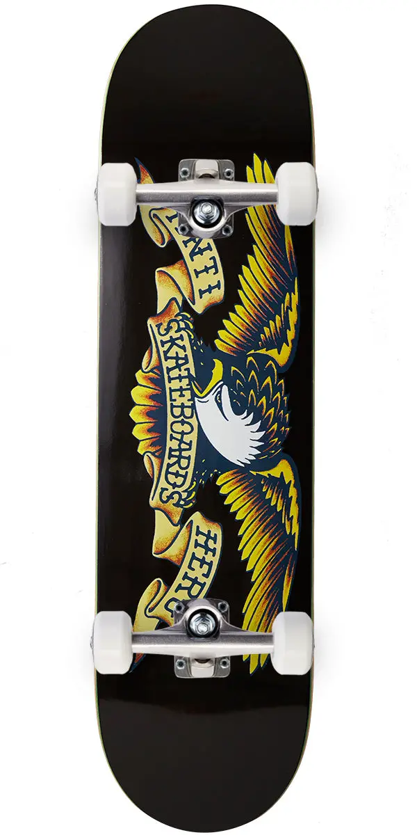 Anti-Hero Classic Eagle Skateboard Complete - Black - 8.125" 1