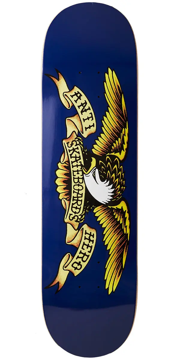 Anti-Hero Classic Eagle Skateboard Deck - Navy - 8.50" 1