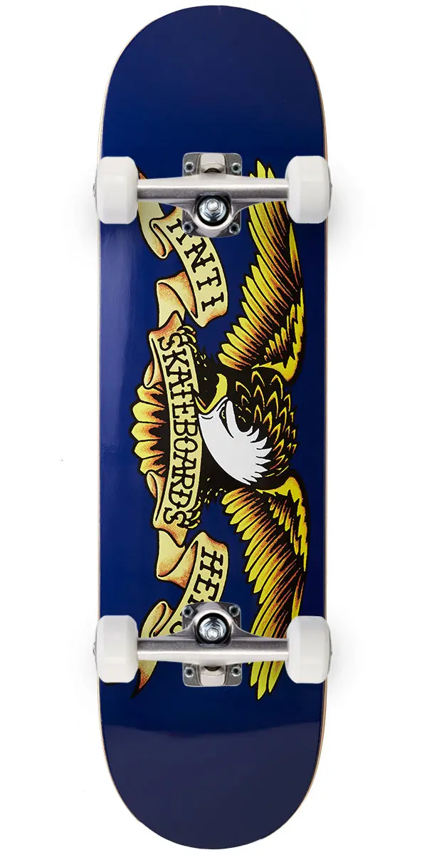 Anti-Hero Classic Eagle Skateboard Complete - Navy - 8.50" 1