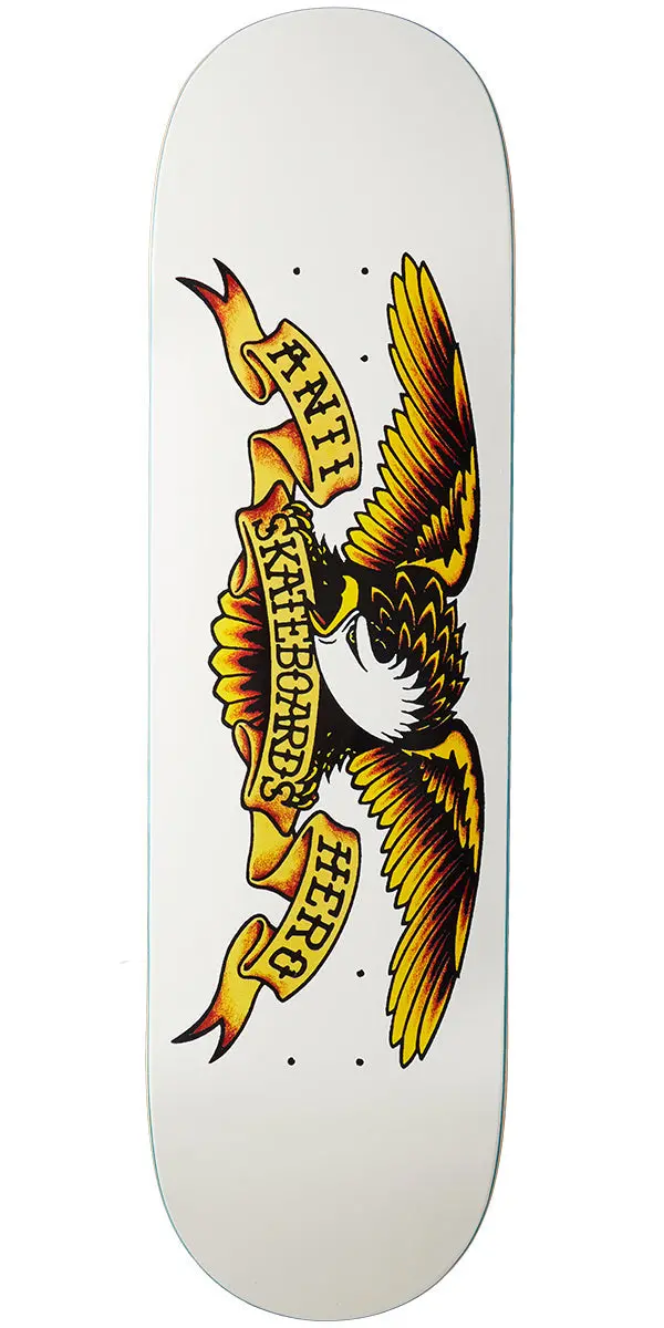 Anti-Hero Classic Eagle Skateboard Deck - White - 8.75" 1