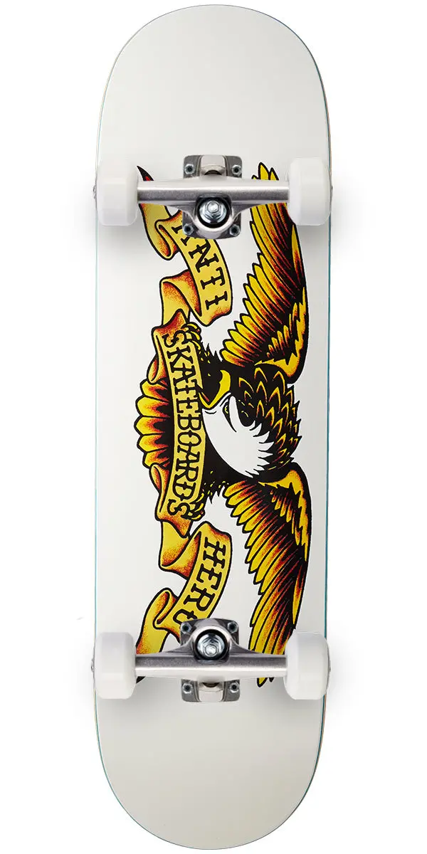 Anti-Hero Classic Eagle Skateboard Complete - White - 8.75" 1