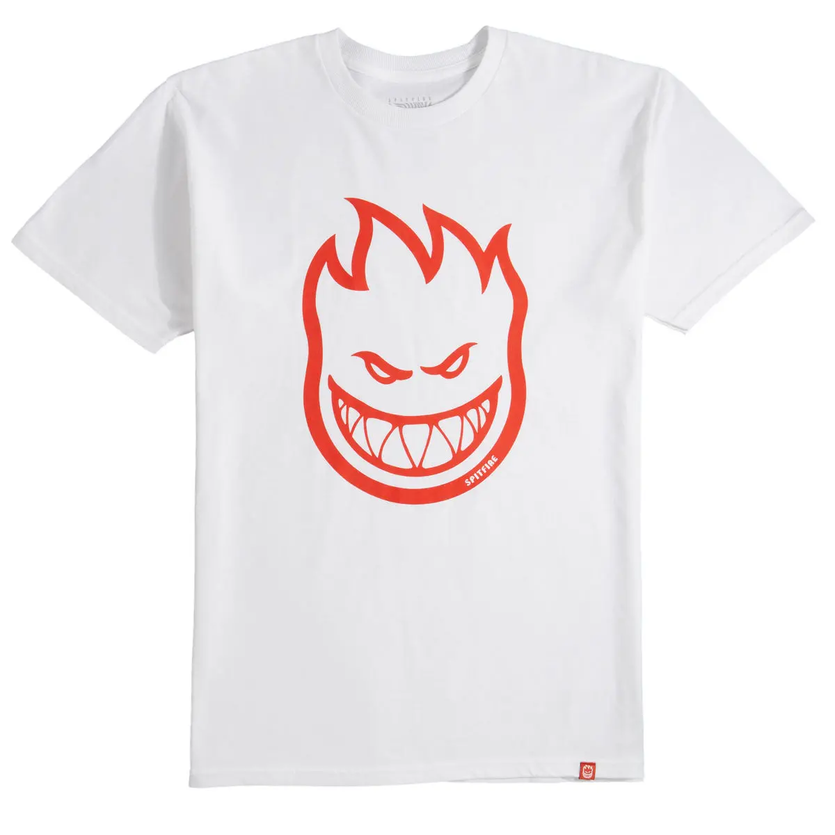 Spitfire Bighead T-Shirt - White/Red 1
