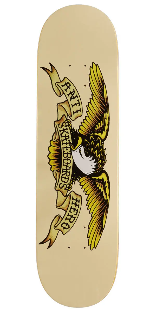 Anti-Hero Classic Eagle Skateboard Deck - Cream - 8.62" 1