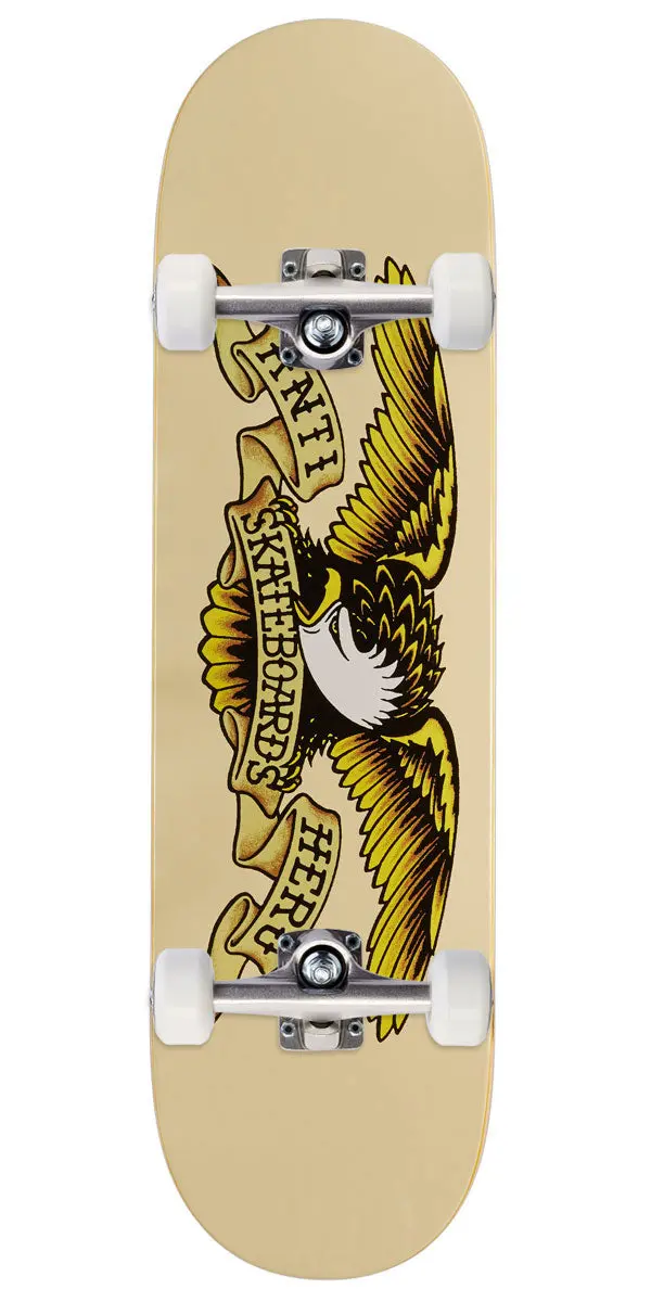 Anti-Hero Classic Eagle Skateboard Complete - Cream - 8.62" 1