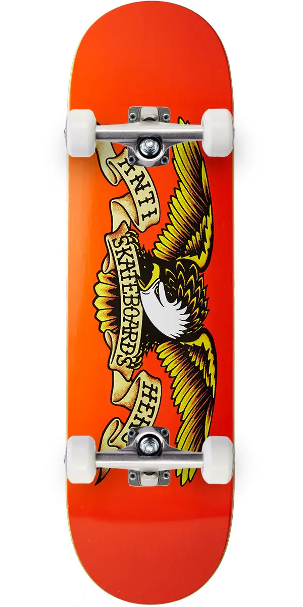Anti-Hero Classic Eagle Skateboard Complete - Orange - 9.00" 1