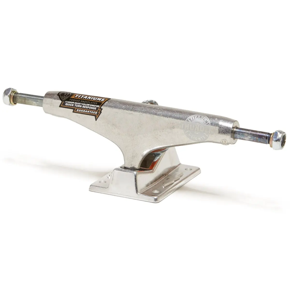 Thunder Titanium Lights 3 Skateboard Trucks - Polished - 148Mm 1
