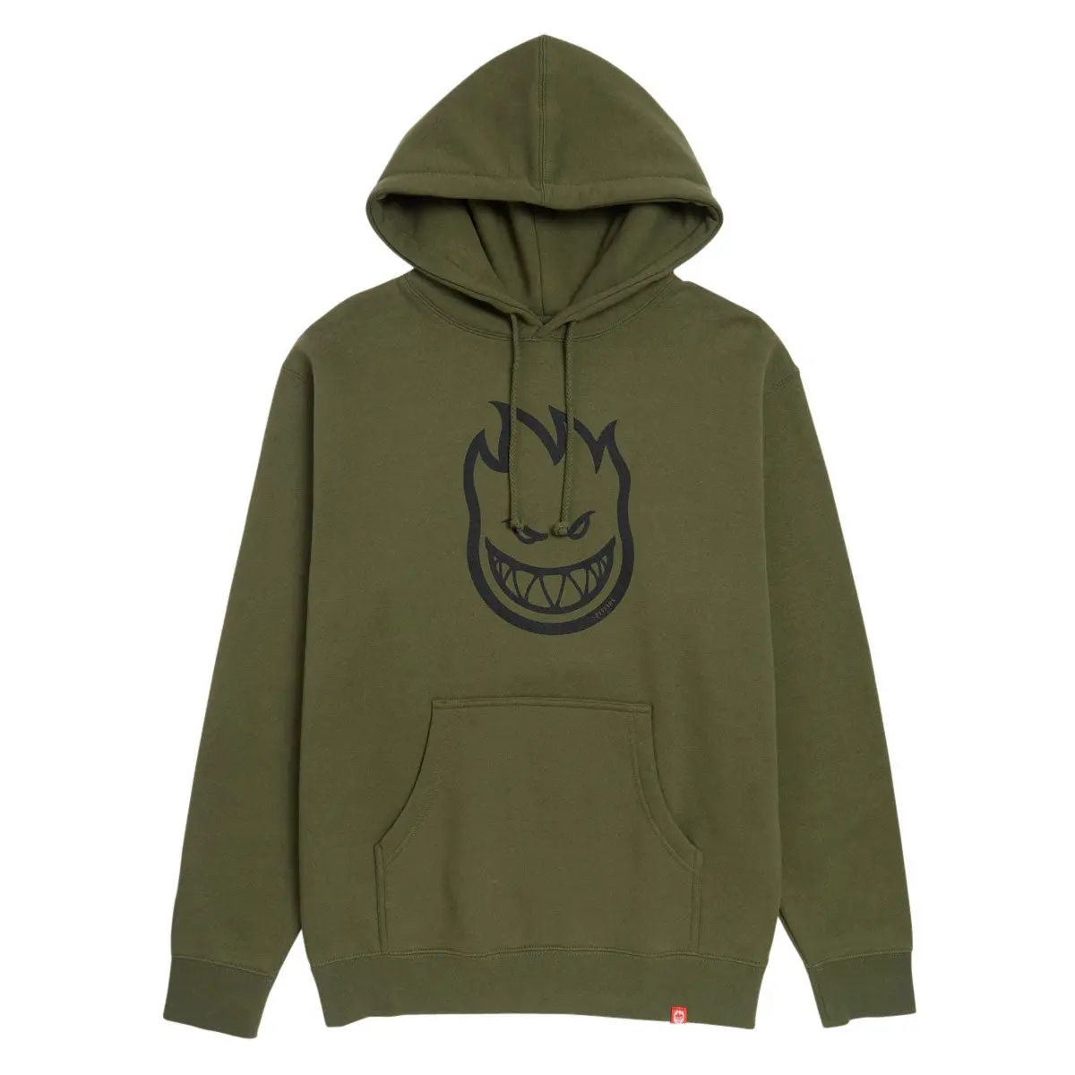 Spitfire Bighead Hoodie - Army/Black 1