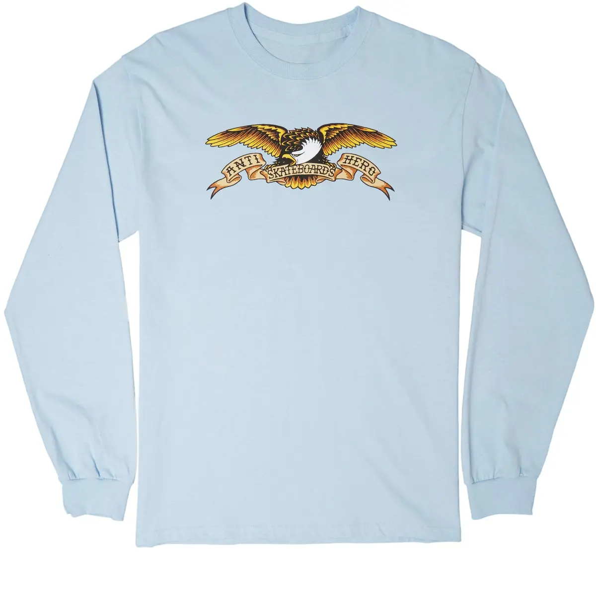 Anti-Hero Eagle Long Sleeve T-Shirt - Light Blue 1