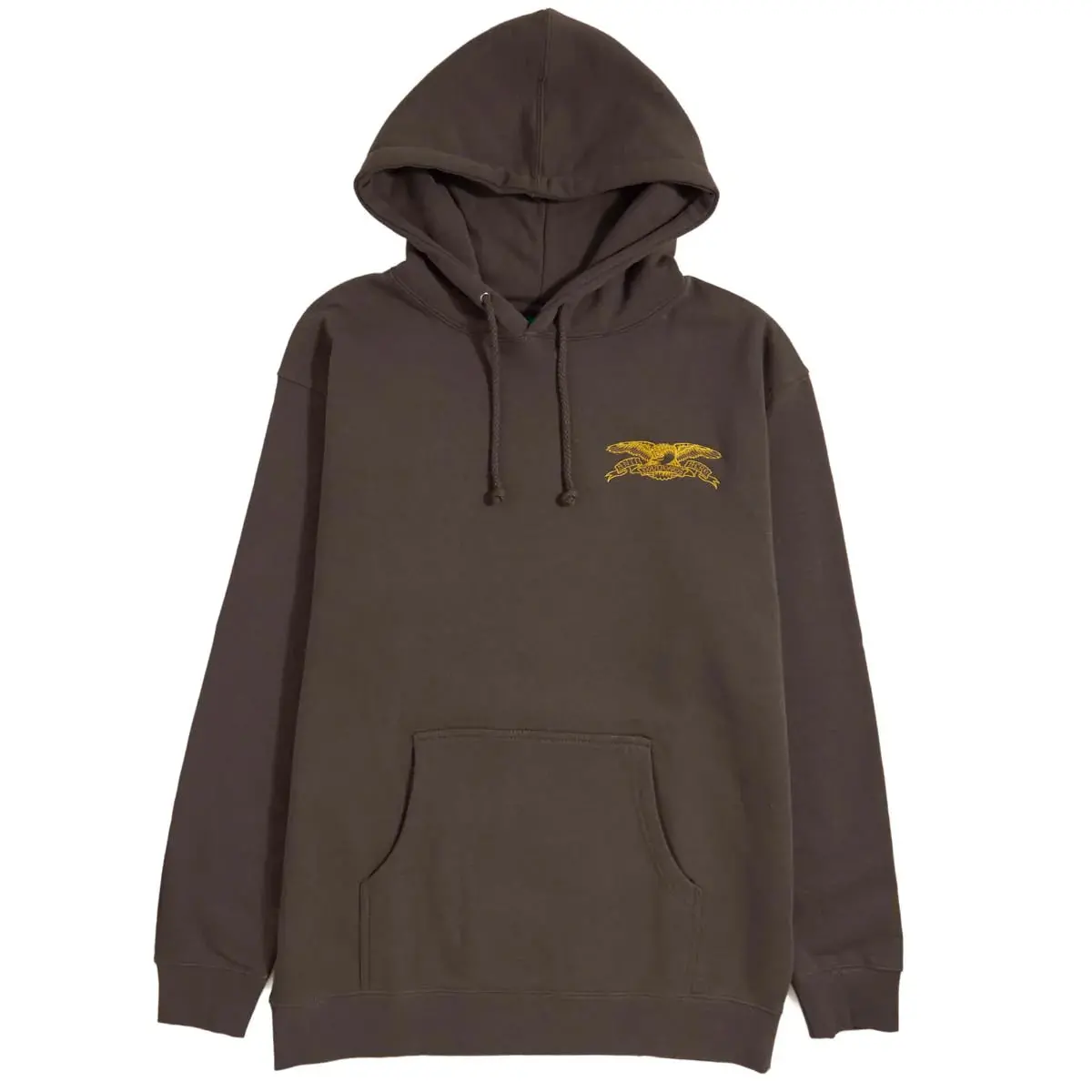 Anti-Hero Lil Eagle Emb Hoodie - Charcoal/Yellow 1
