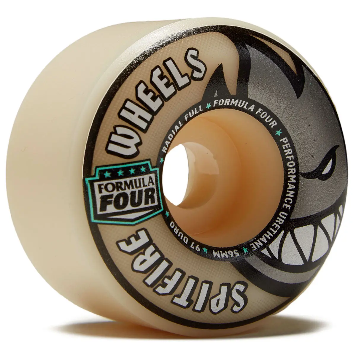 Spitfire F4 97 Radial Full Skateboard Wheels - Natural - 56Mm 1