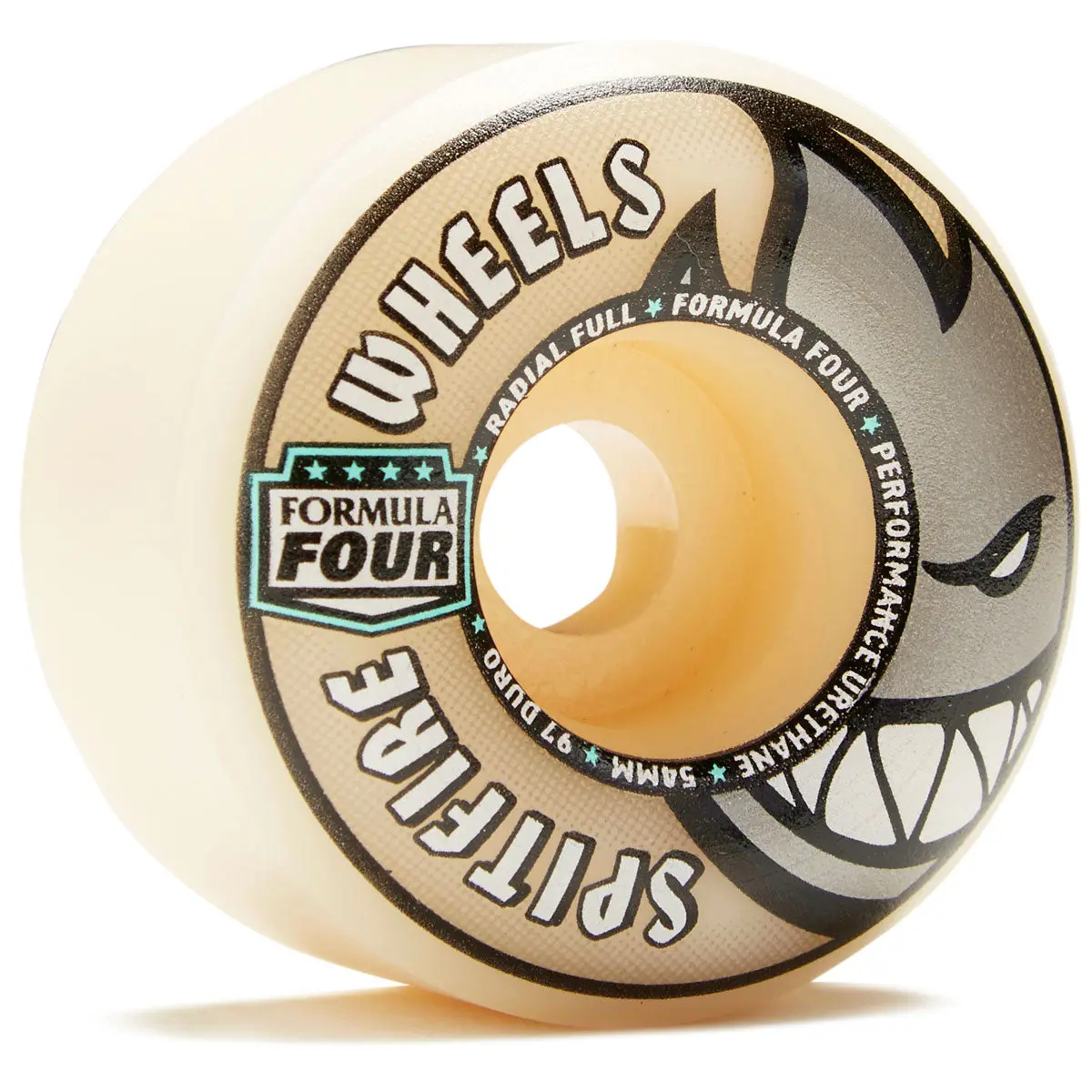 Spitfire F4 97 Radial Full Skateboard Wheels - Natural - 54Mm 1