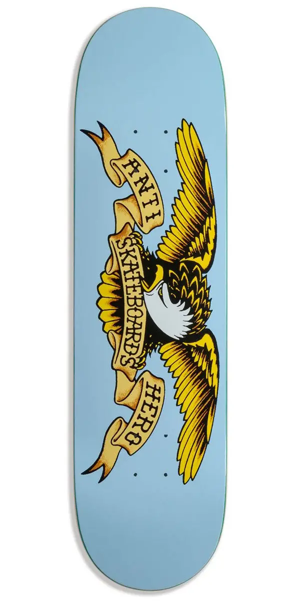 Anti-Hero Classic Eagle Skateboard Deck - Blue - 8.28" 1