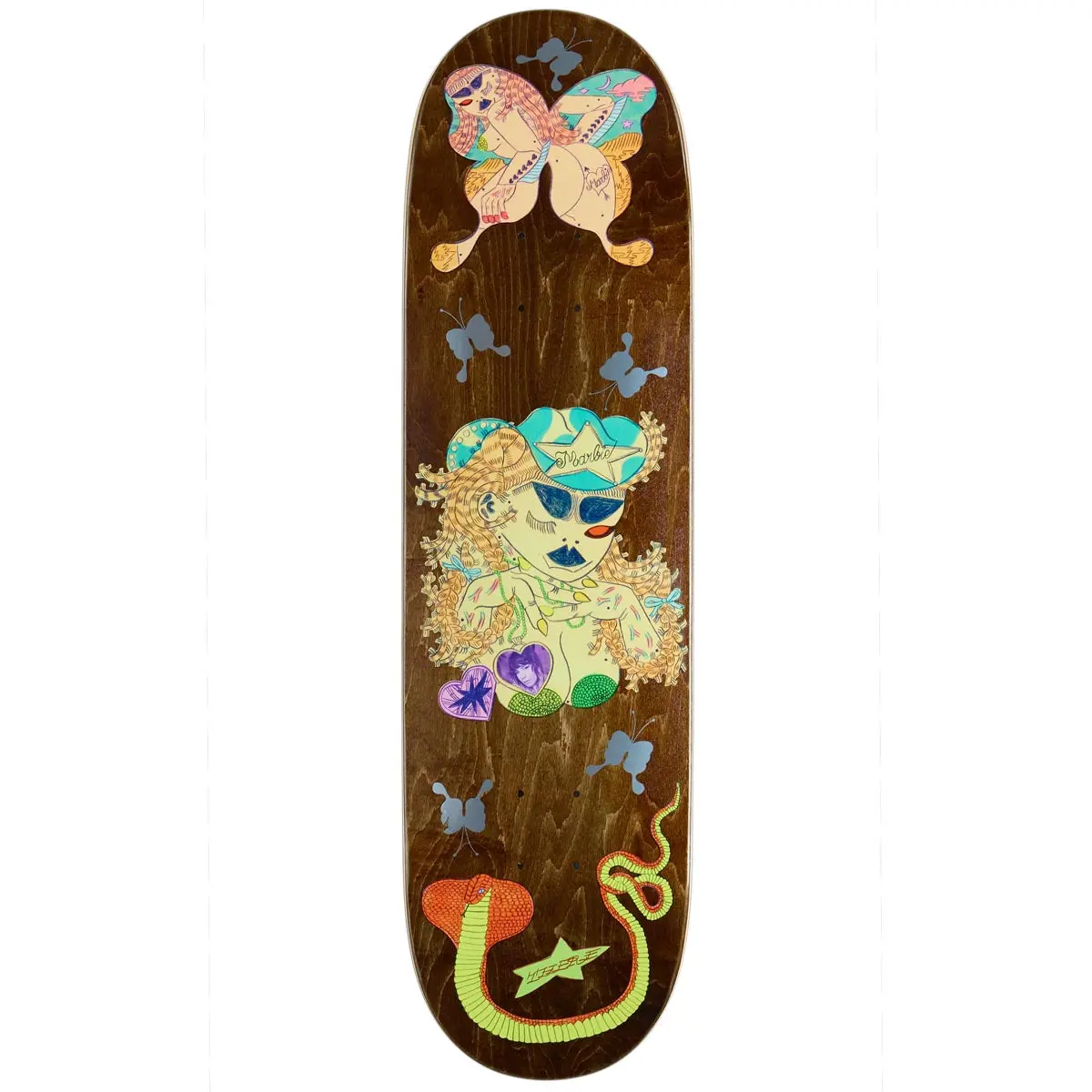 There Marbie Crush On Marbie Skateboard Deck - 8.50" 1
