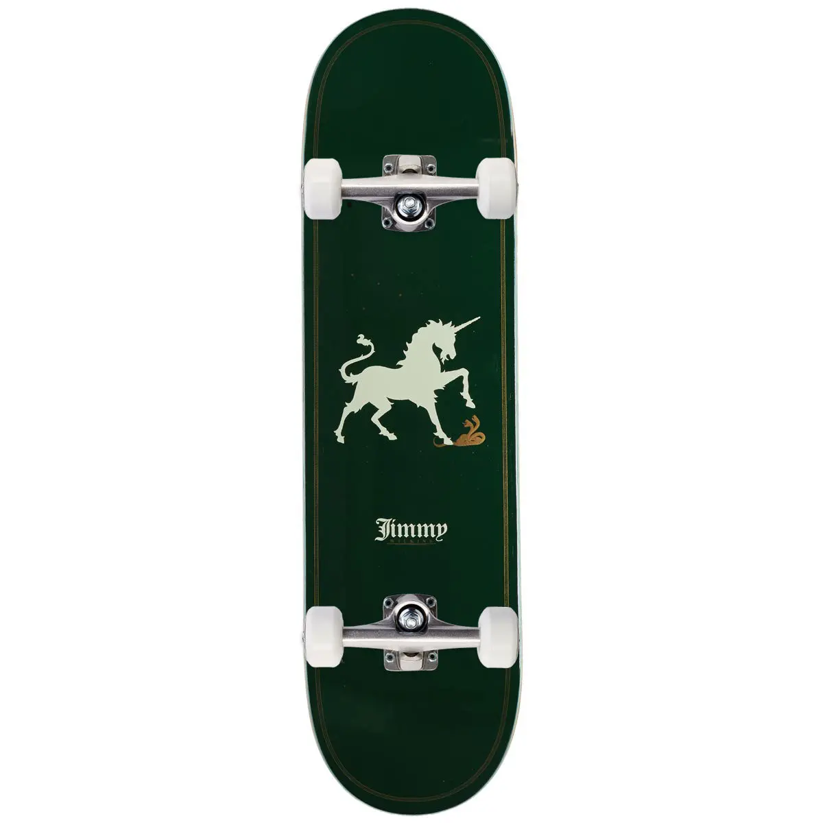 Real Wilkins Unicorn Skateboard Complete - Green - 8.38" 1