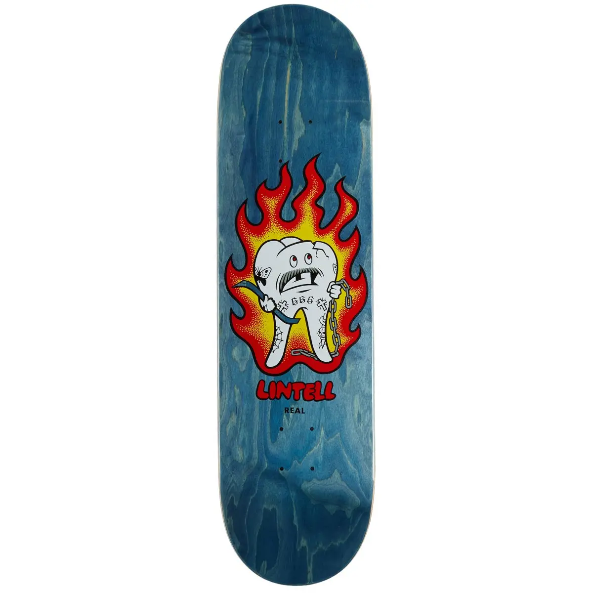 Real Lintell Mascot Skateboard Deck - 8.50" 1
