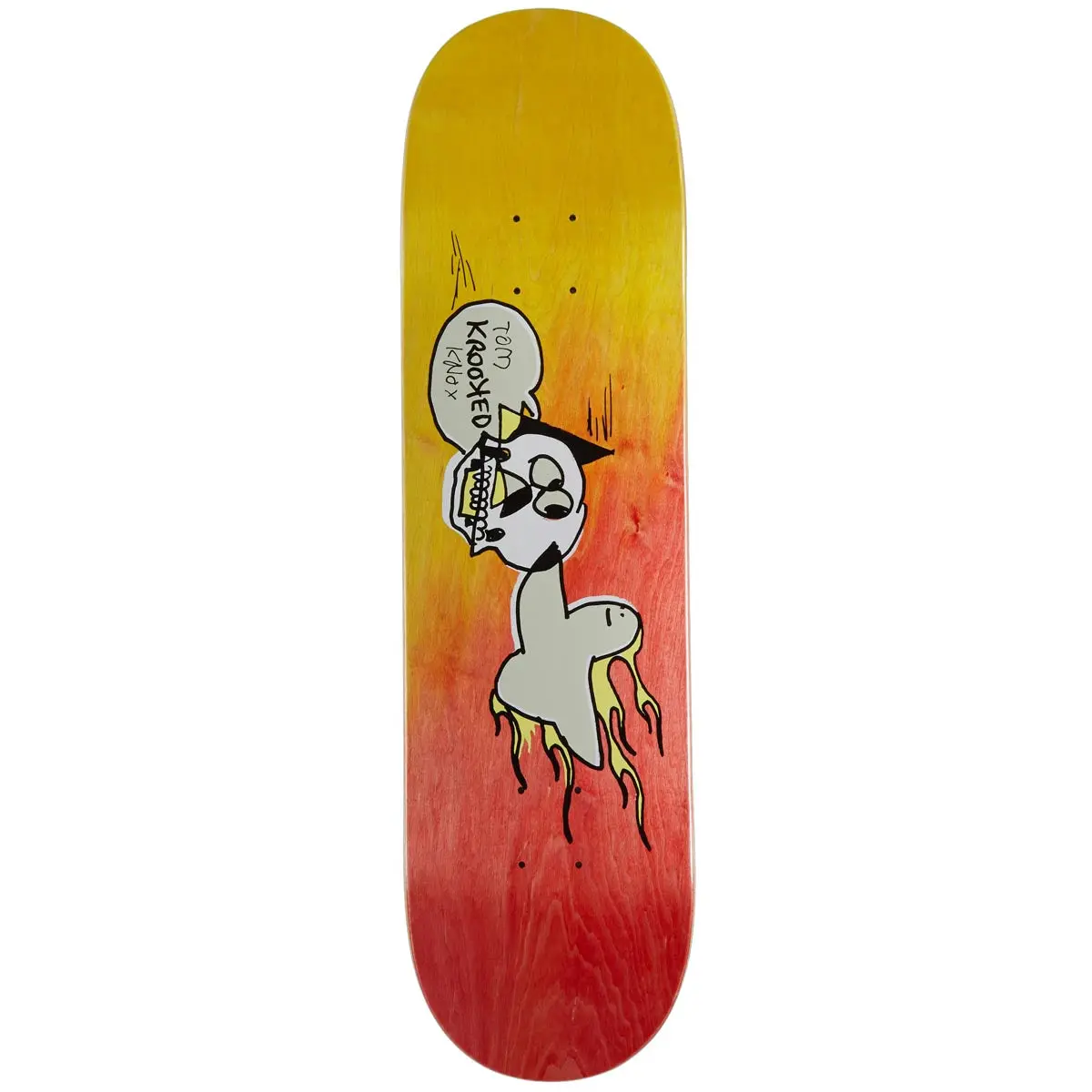 Krooked Knox Burn Bird Skateboard Deck - 8.25" 1