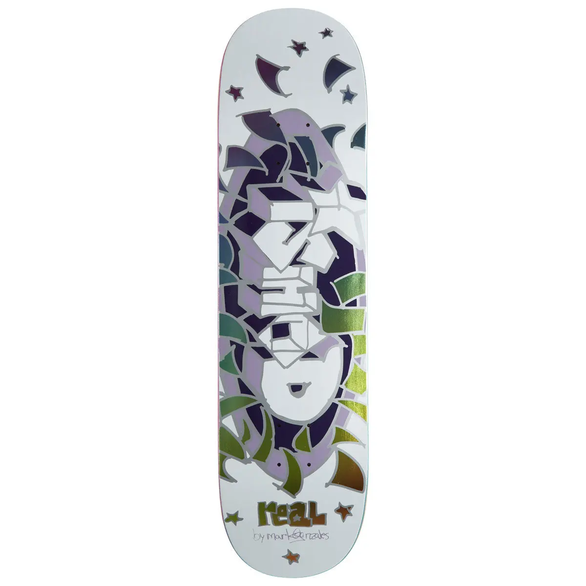 Real Ishod Gonz Oval Party Edition Full Se Skateboard Deck - 8.25" 1