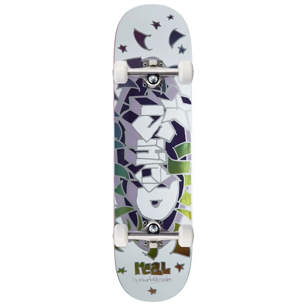 Real Ishod Gonz Oval Party Edition Full Se Skateboard Complete - 8.25" 1