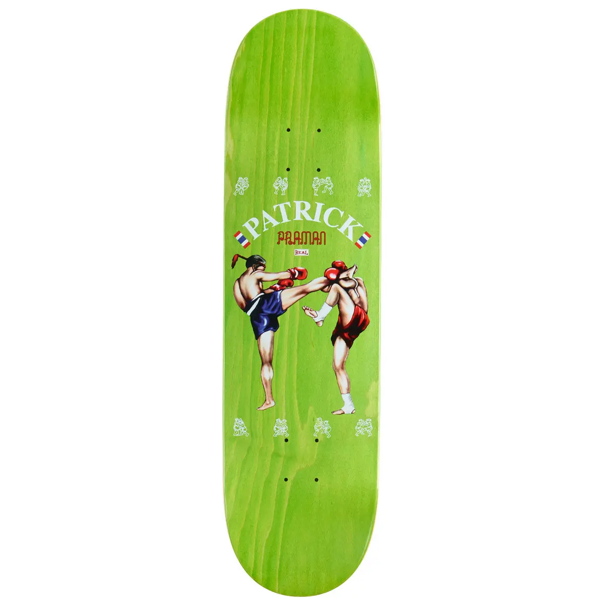 Real Praman Muay Thai Skateboard Deck - 8.50" 1