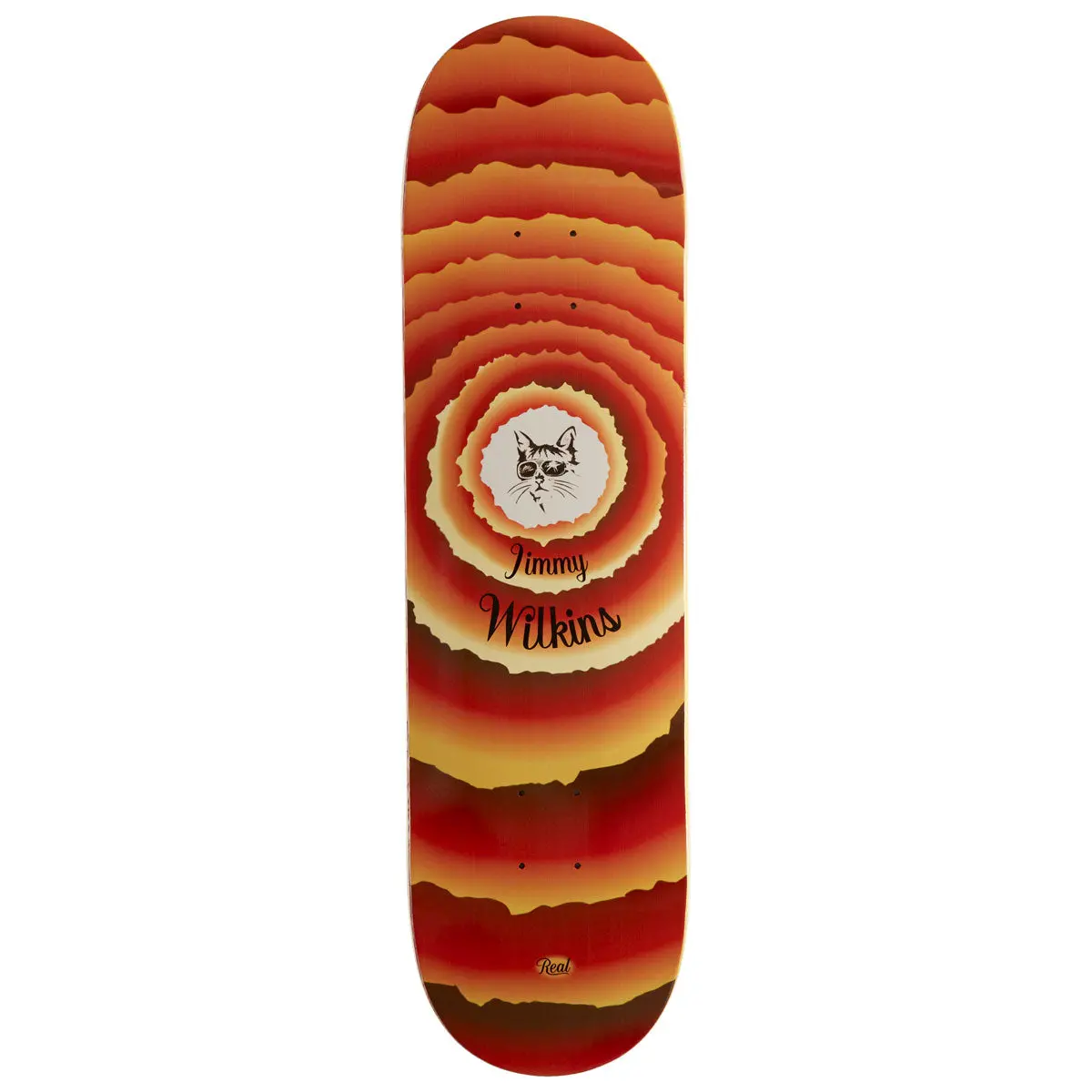 Real Wilkins Key Of Life Skateboard Deck - Orange - 8.50" 1