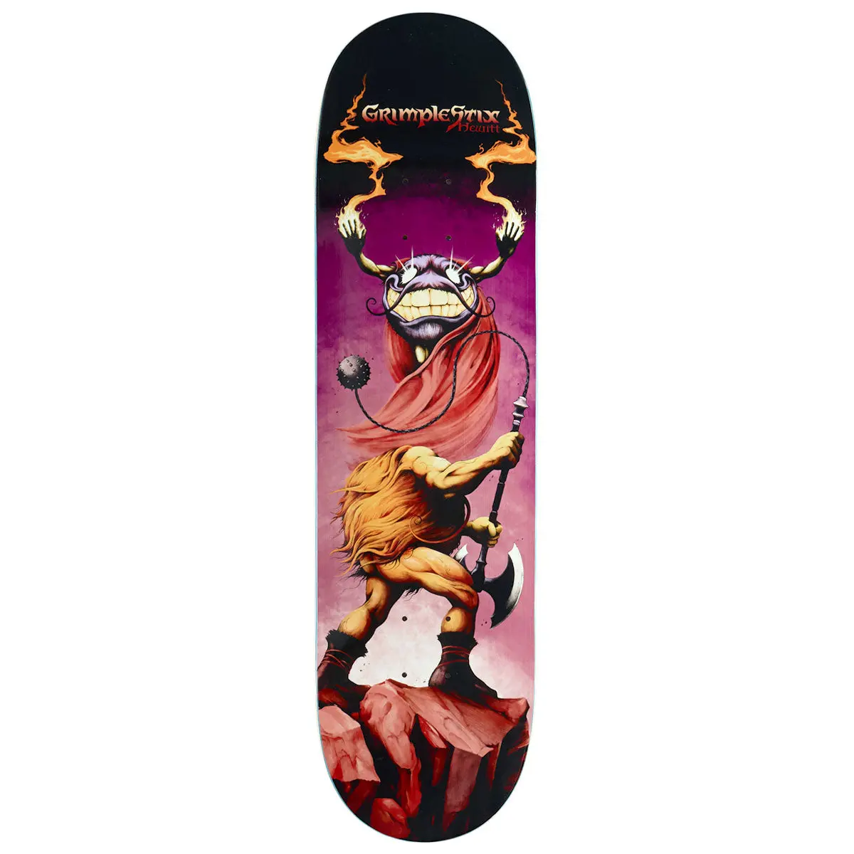 Anti-Hero Grimplestix Barbarians Hewitt Skateboard Deck - 8.50" 1