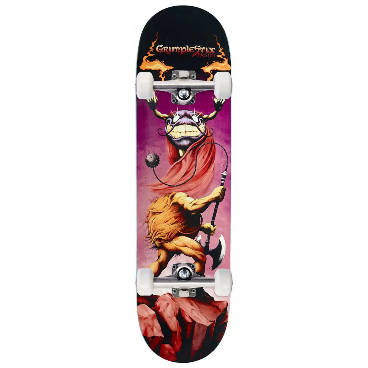 Anti-Hero Grimplestix Barbarians Hewitt Skateboard Complete - 8.50" 1