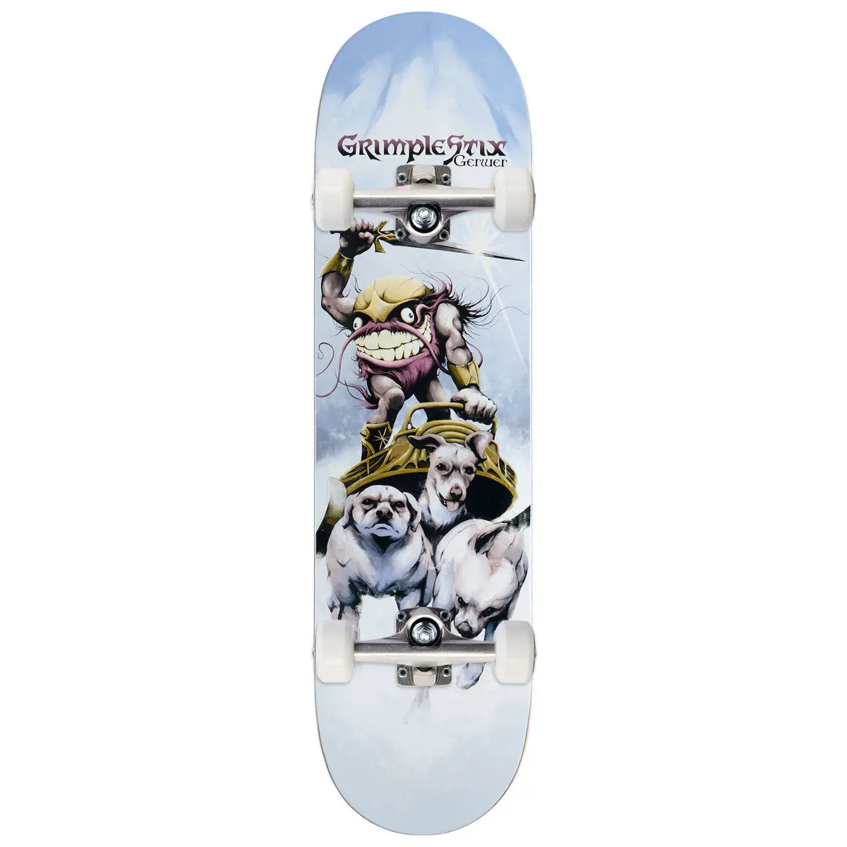 Anti-Hero Grimplestix Barbarians Gerwer Skateboard Complete - 8.28" 1