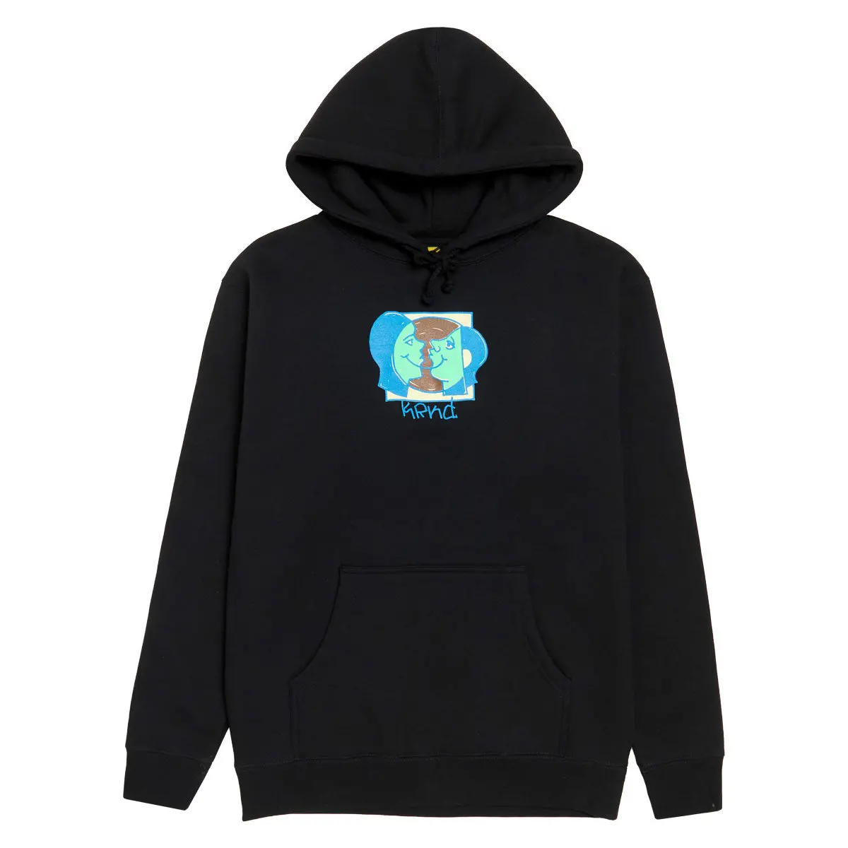 Krooked Moonsmiley Hoodie - Black/Multi 1