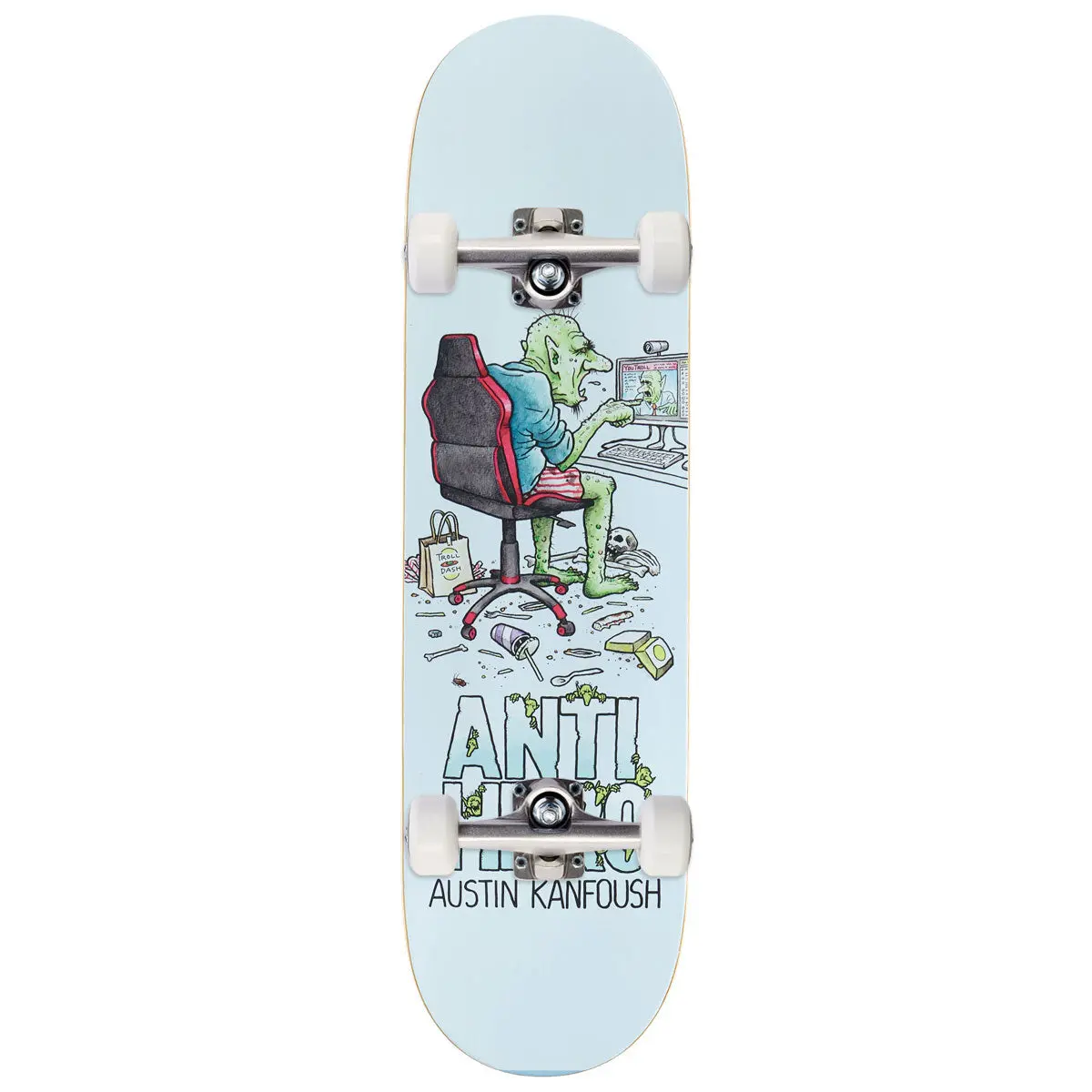 Anti-Hero Kanfoush Trolls Skateboard Complete - 8.62" 1