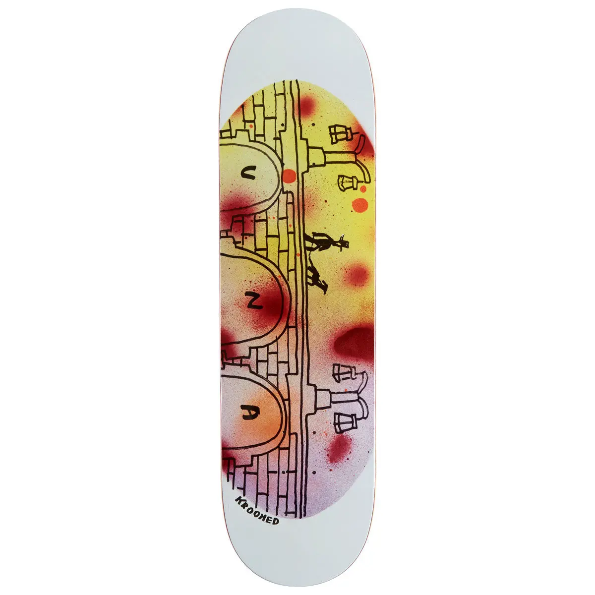 Krooked Una's Bridge Skateboard Deck - 8.50" 1