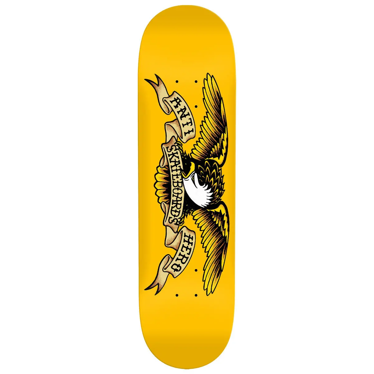 Anti-Hero Dbx Eagle Skateboard Deck - Yellow - 8.25" 1