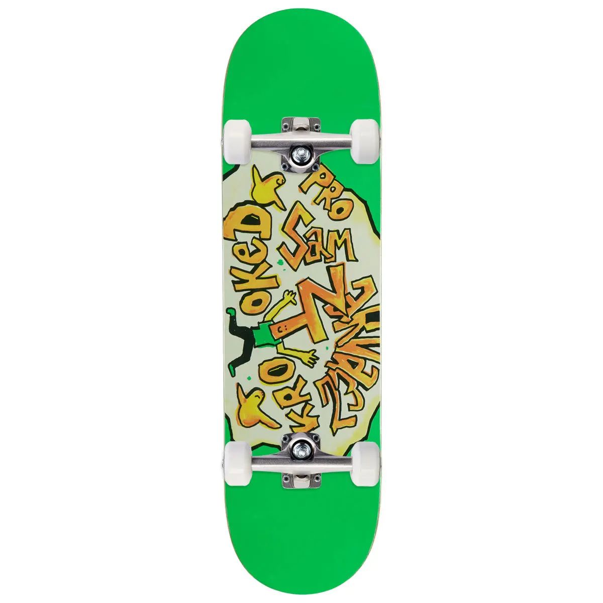 Krooked Sam Green Sam Skateboard Complete - Green - 8.50" 1