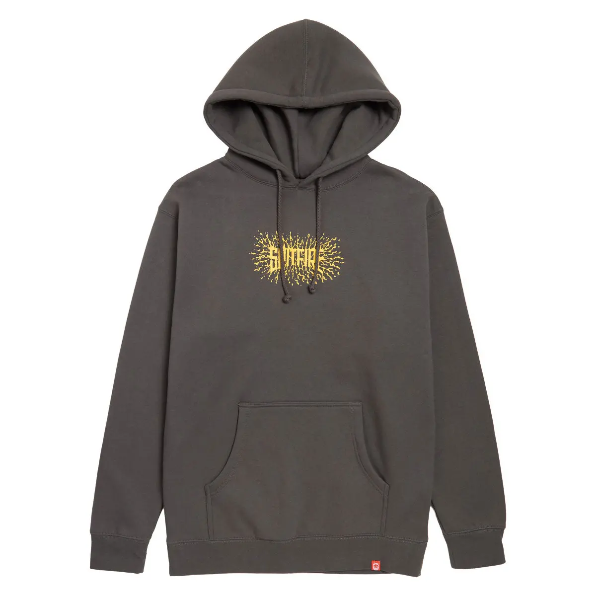 Spitfire Splat Hoodie - Charcoal/Gold 1