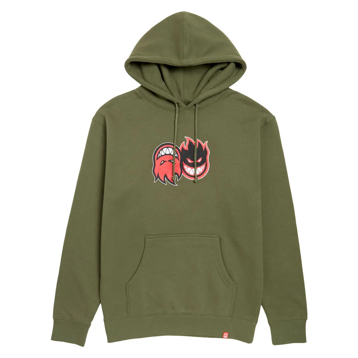 Spitfire Eternal Fill Hoodie - Army/Red/Black/White 1