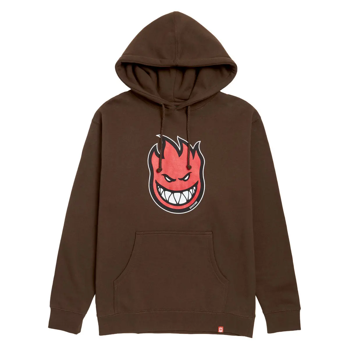 Spitfire Bighead Fill Hoodie - Brown/Red/Black/White 1