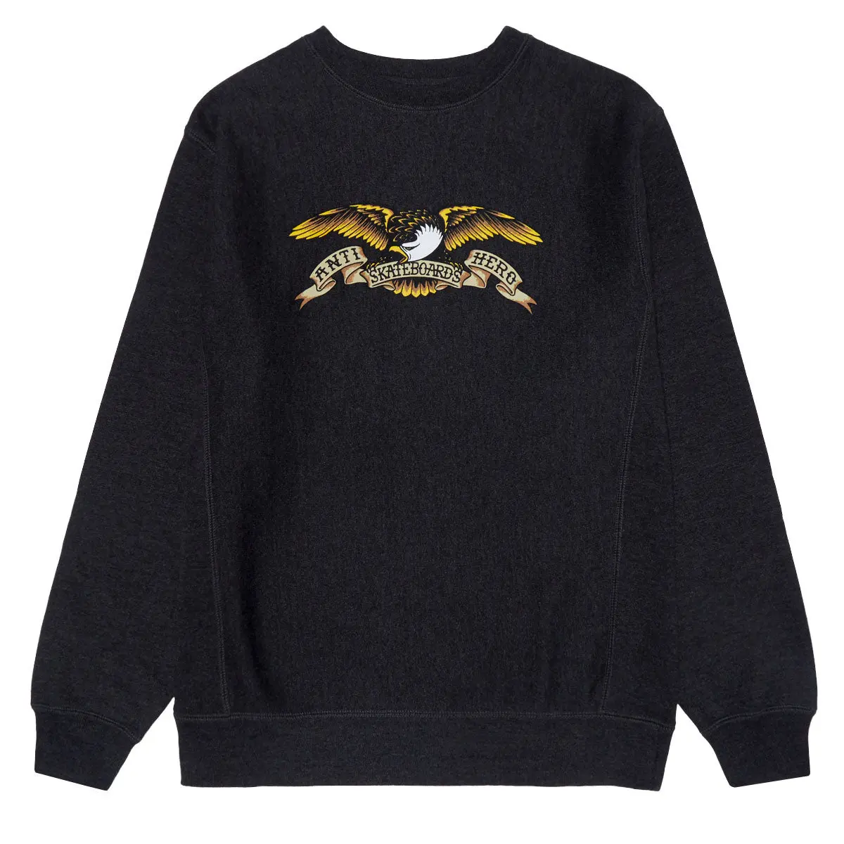 Anti-Hero Eagle Sweatshirt - Charcoal Heather/Black Multi Color 1
