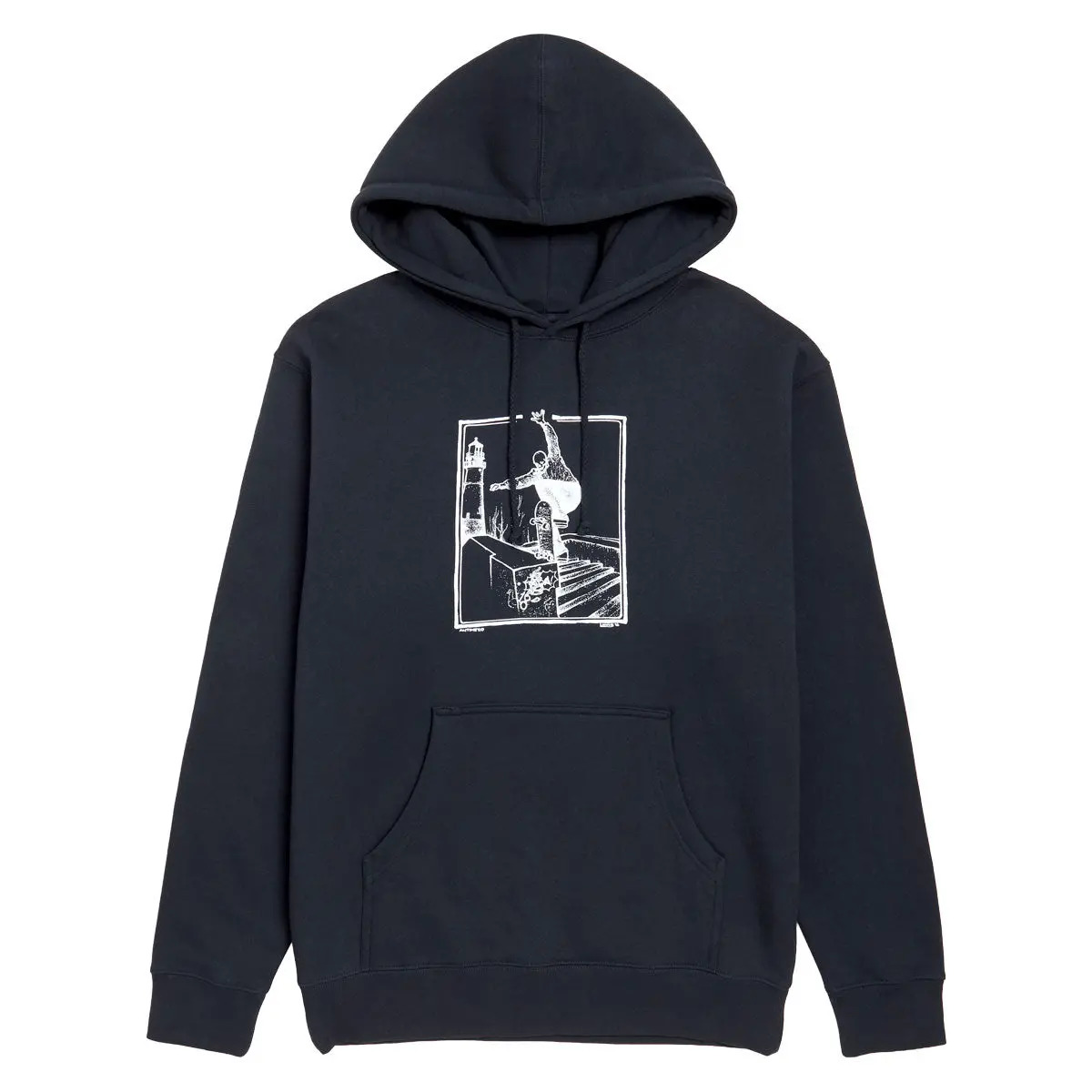 Anti-Hero Ba Lance Hoodie - Navy/White 1
